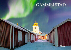 Kylskåpsmagnet Gammelstad Kyrkby
