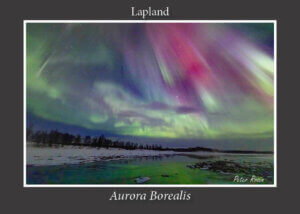 postikortti revontulia